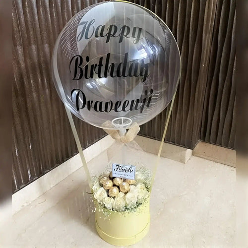 Hot Air Balloon Gift Basket